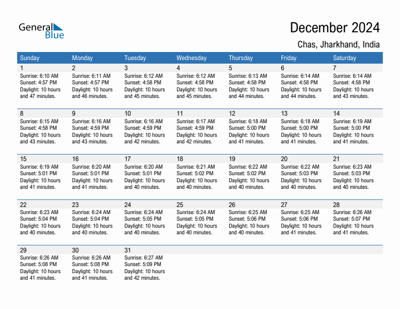 Chas December 2024 sunrise and sunset calendar in PDF, Excel, and Word