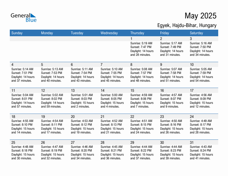 Egyek May 2025 sunrise and sunset calendar in PDF, Excel, and Word