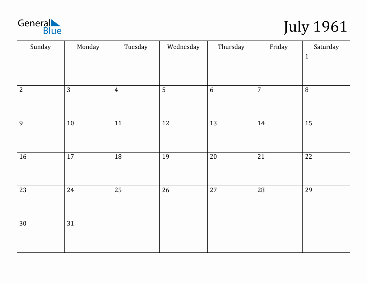 july-1961-monthly-calendar