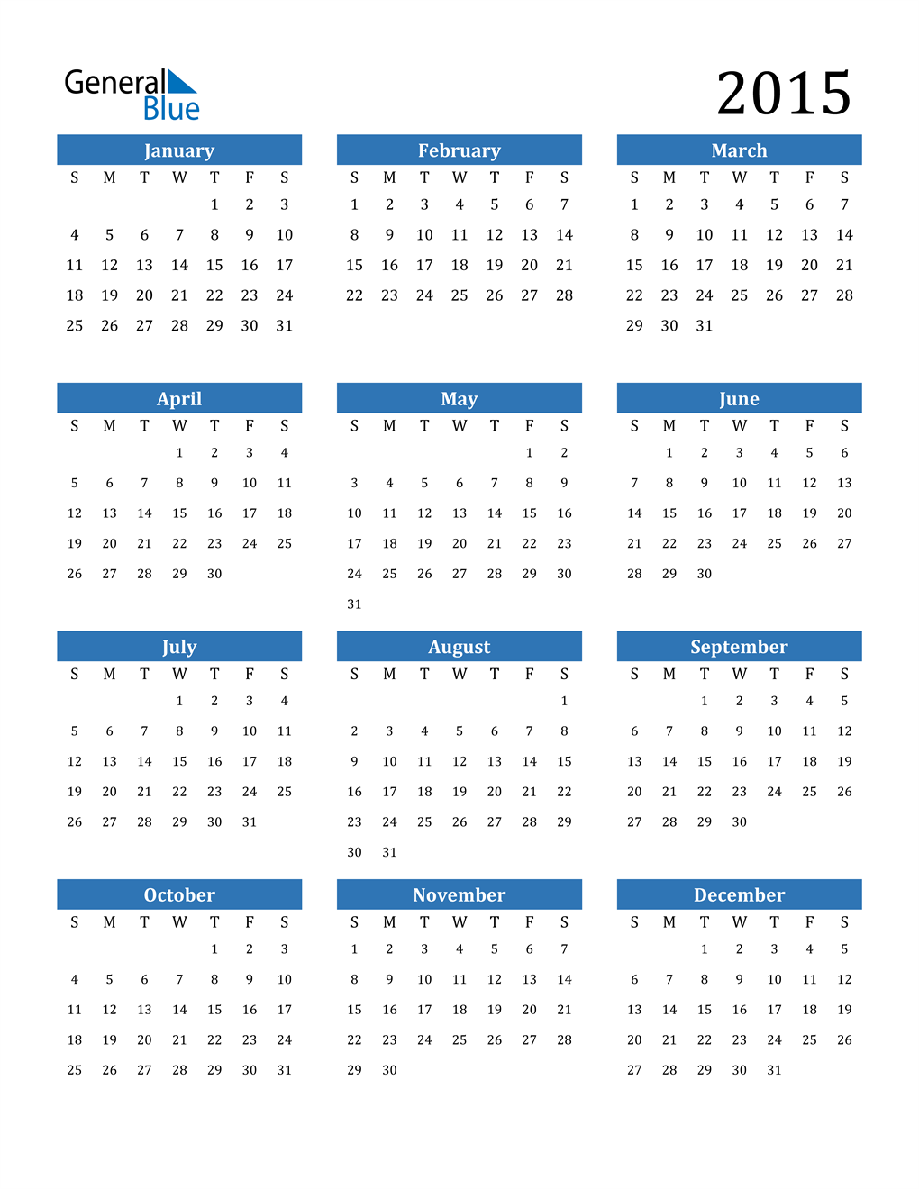 2015 monthly calendar pdf free download