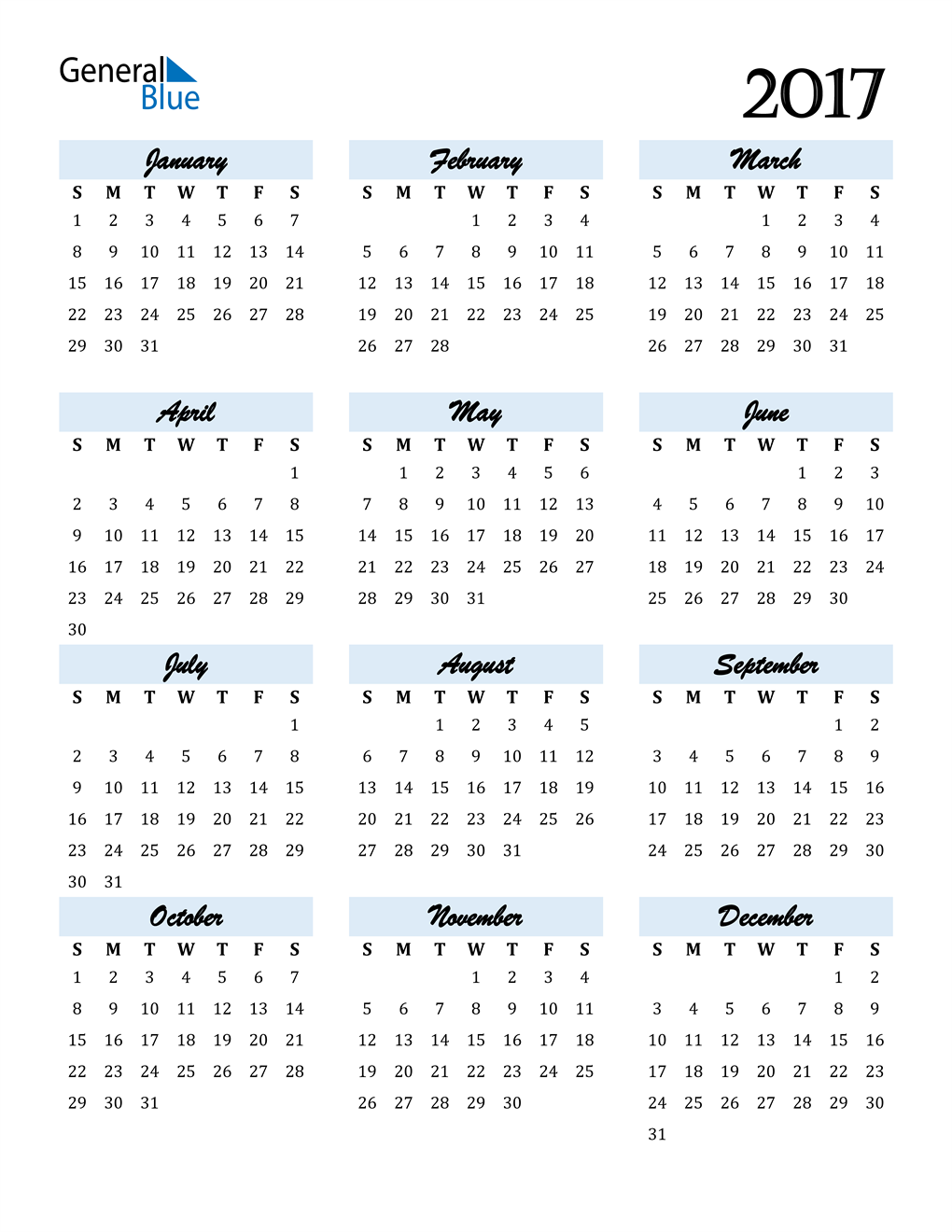 Microsoft Word Monthly Calendar Template 2017 from cdn.generalblue.com