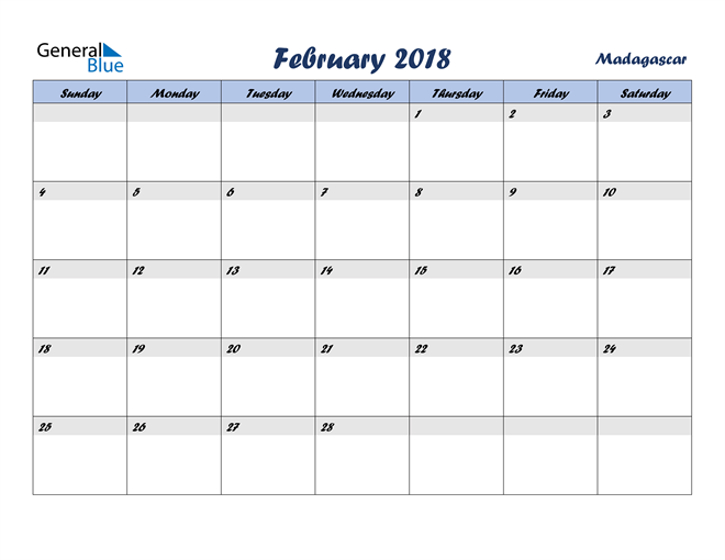 february-2018-calendar-with-madagascar-holidays