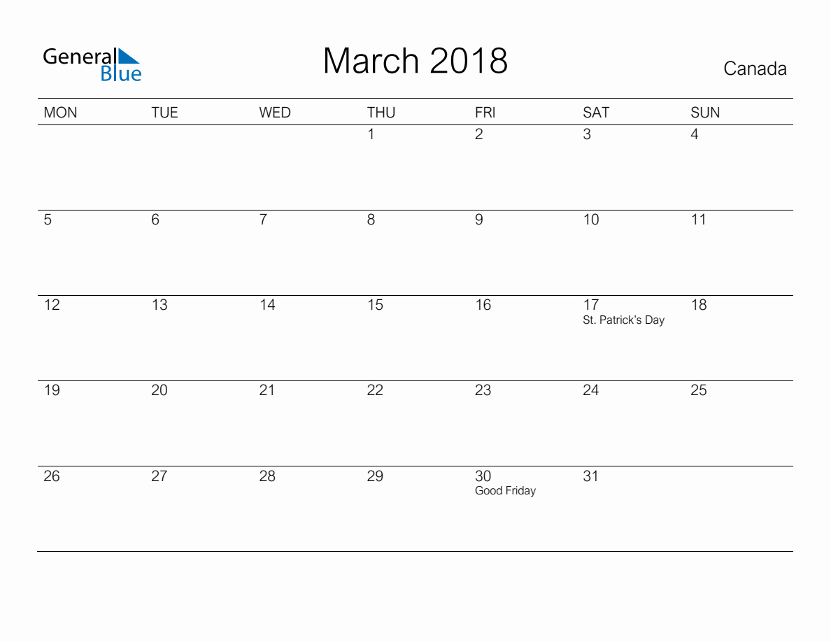 printable-march-2018-monthly-calendar-with-holidays-for-canada