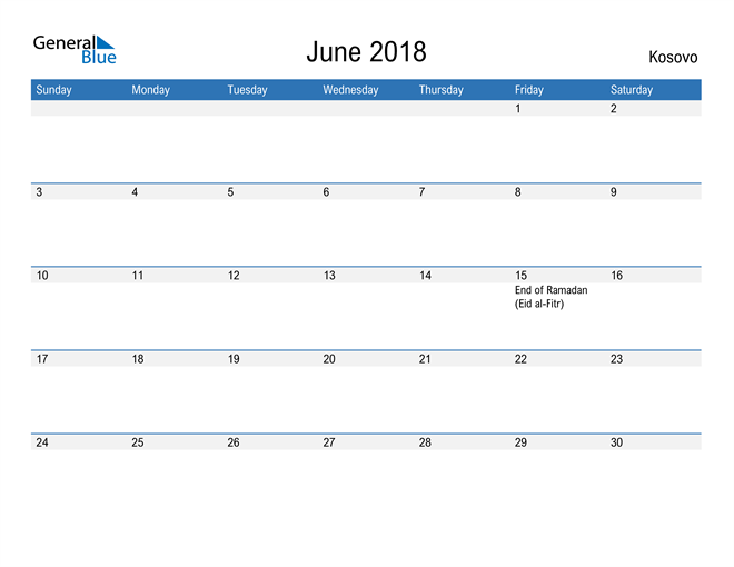 june-2018-calendar-with-kosovo-holidays