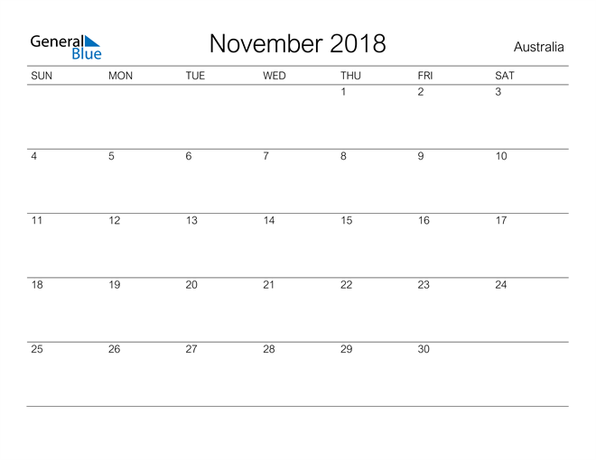 november-2018-calendar-with-australia-holidays