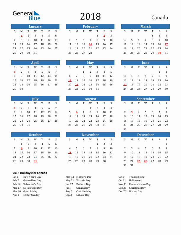 2018-canada-calendar-with-holidays