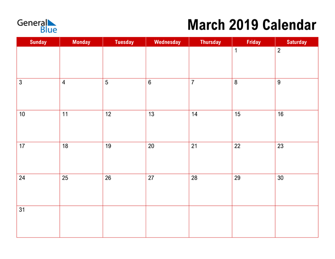  Simple Monthly Calendar