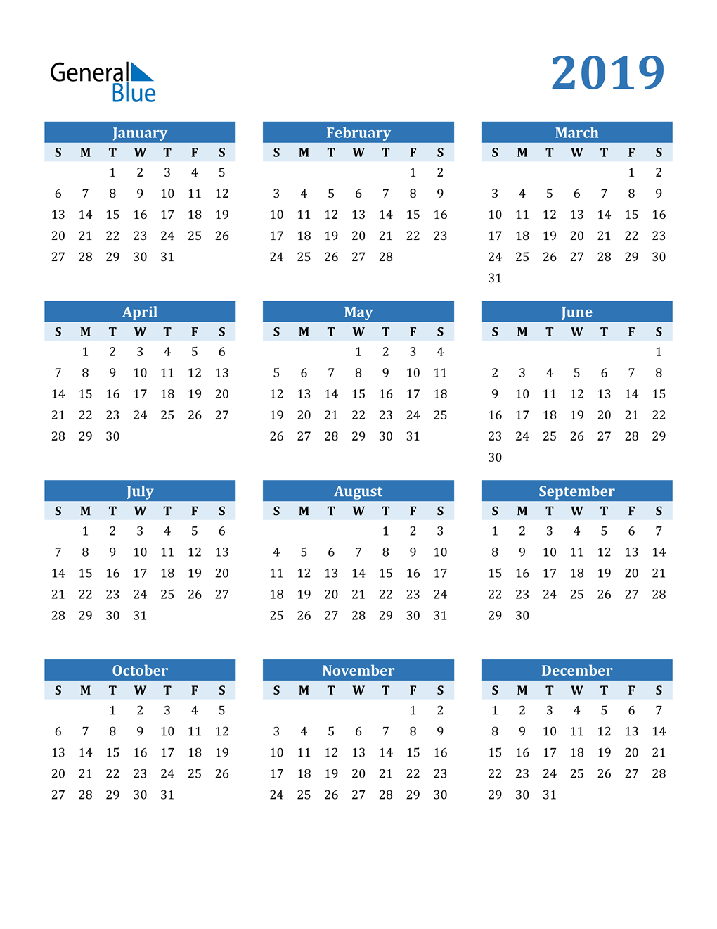 19 Calendar Pdf Word Excel