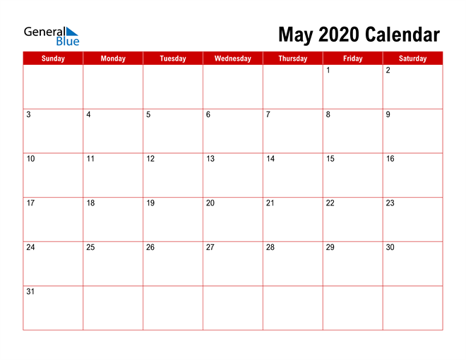  Simple Monthly Calendar