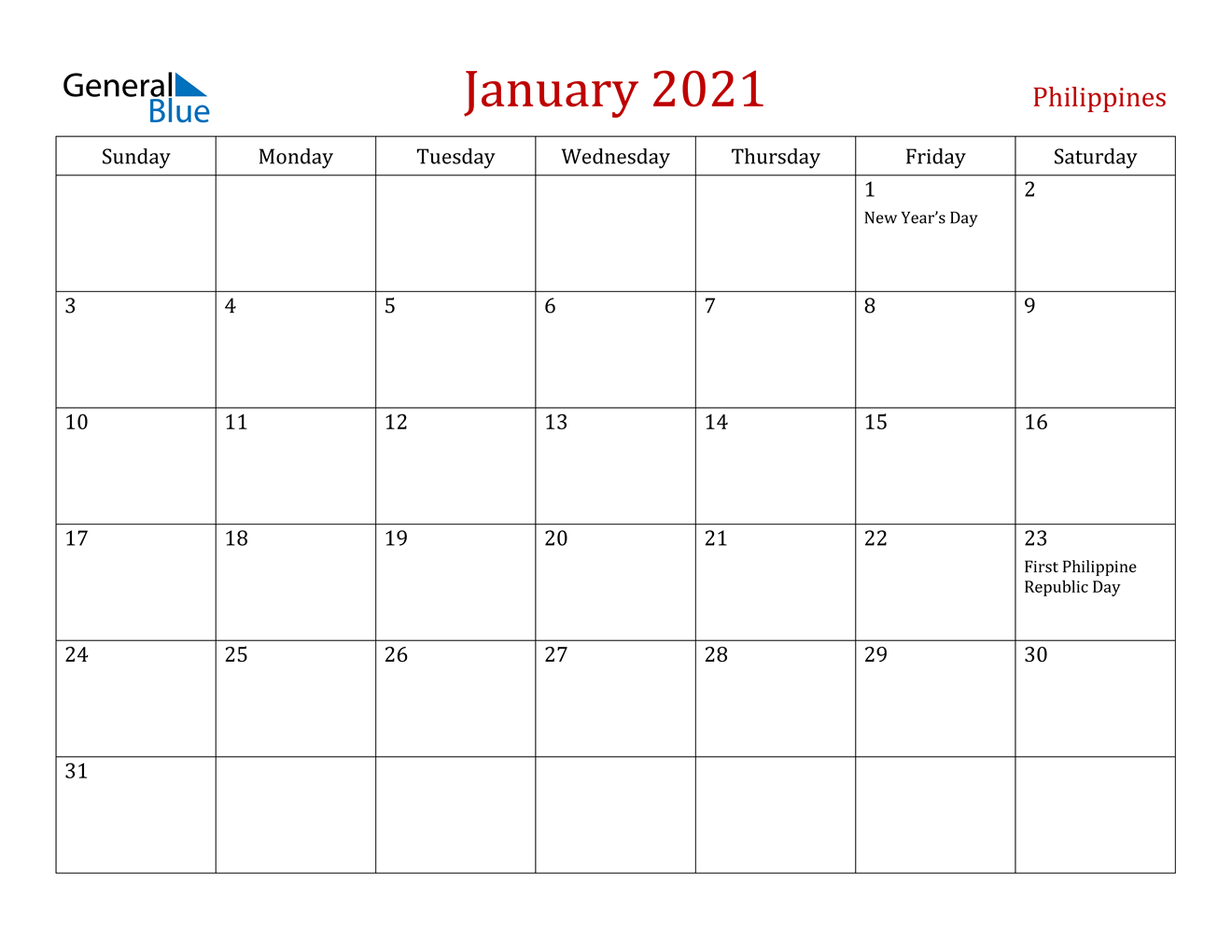 Featured image of post 2021 Calendar Philippines With Holidays Printable Per Month