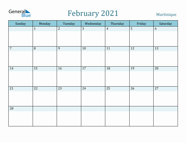 February 2021 Calendar with Holidays