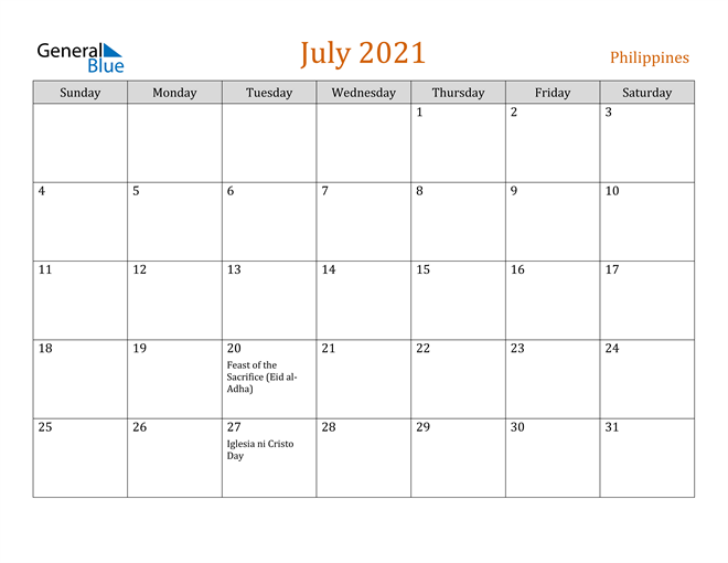23+ Printable July Calendar 2021 With Holidays Gif