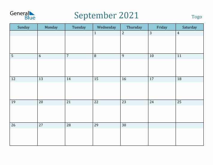 September 2021 Calendar with Holidays