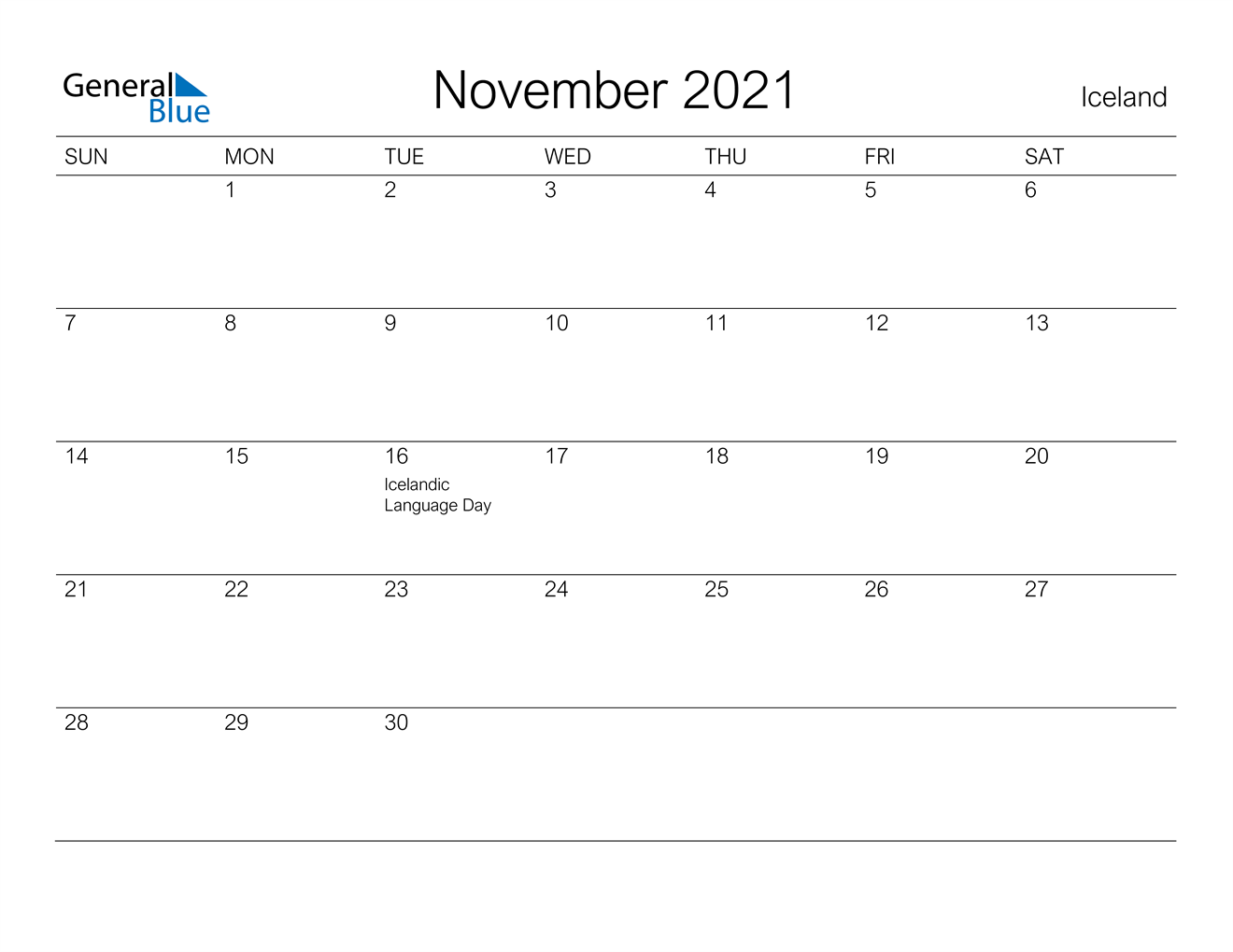 iceland-november-2021-calendar-with-holidays