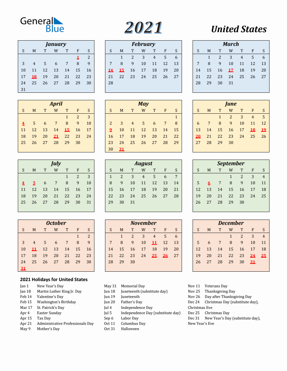 2021-united-states-calendar-with-sunday-start