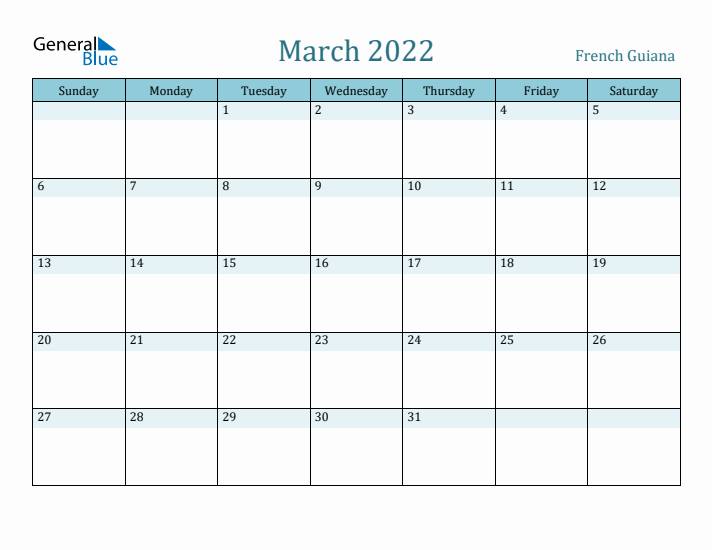 March 2022 Calendar with Holidays