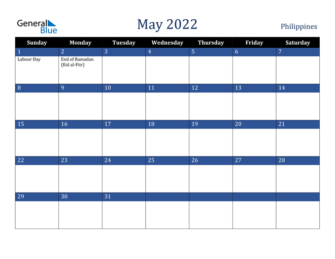 May 2022 Philippines Calendar