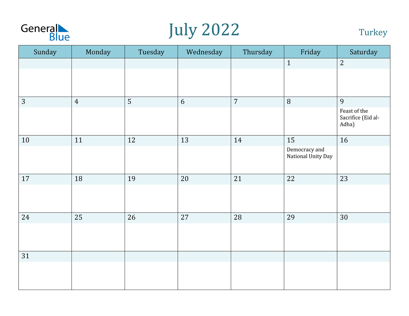 july 2022 events