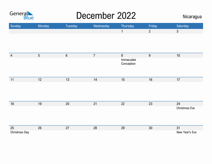 Fillable December 2022 Calendar