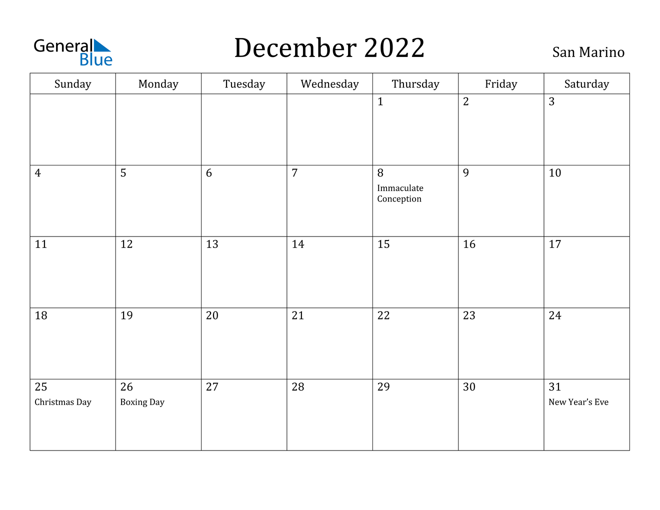 december-2022-calendar-san-marino