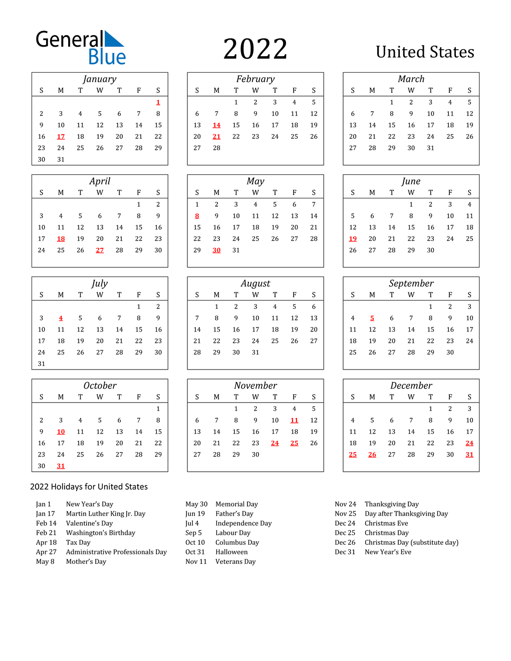 Nc State Calendar 2022 2022 United States Calendar With Holidays