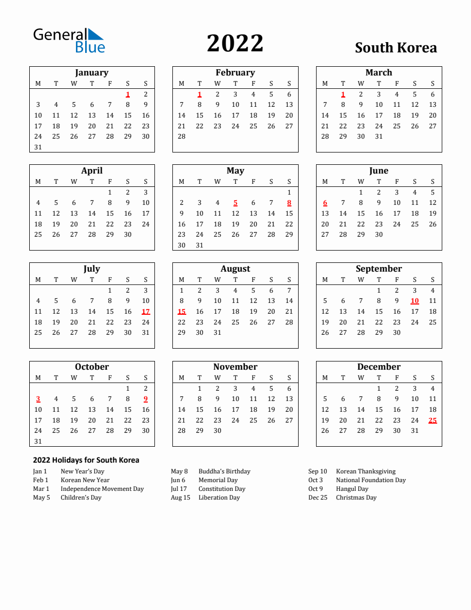 free-printable-2022-south-korea-holiday-calendar