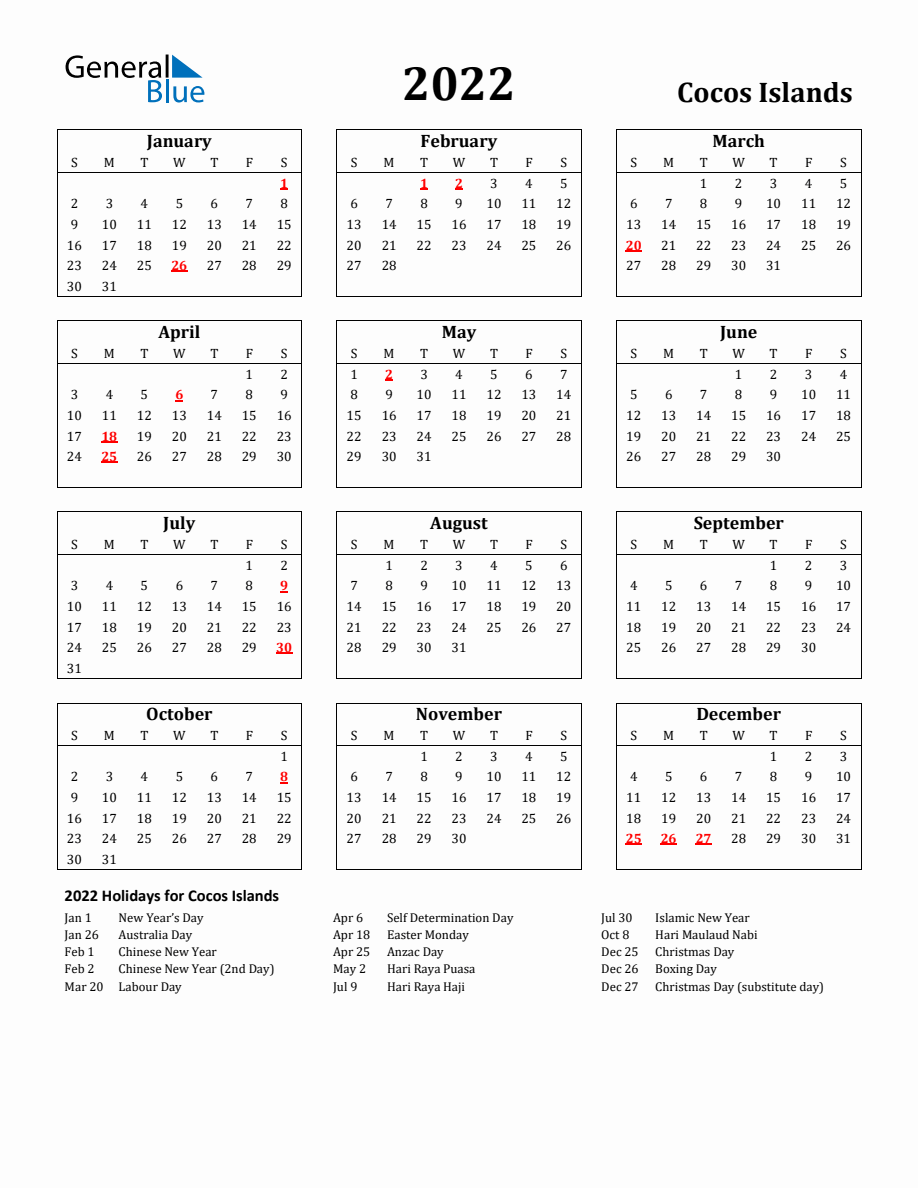 free-printable-2022-cocos-islands-holiday-calendar