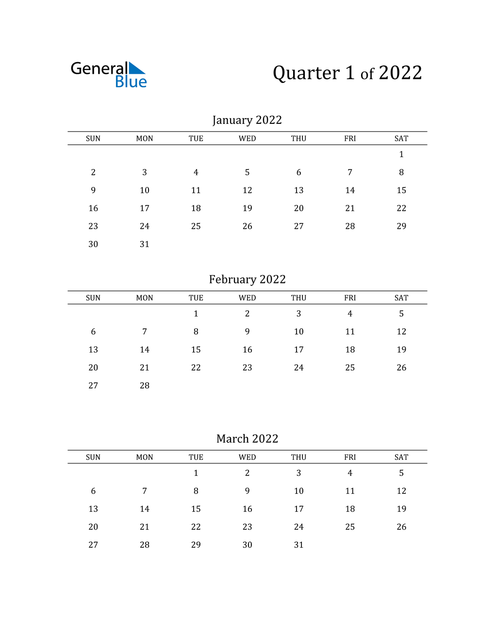 q1 2022 quarterly calendar pdf word excel