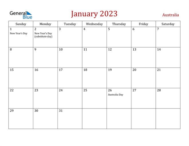 Australia Calendar 2023 Free Printable Excel Templates Australia Calendar 2023 Free Printable 