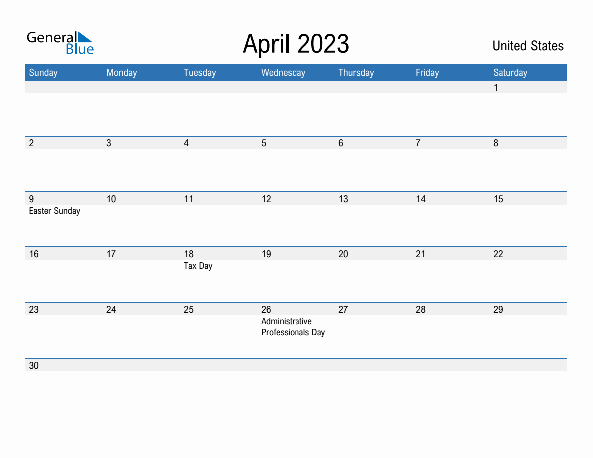 April, 2023