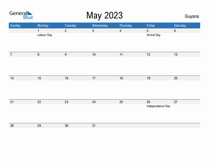 Fillable May 2023 Calendar