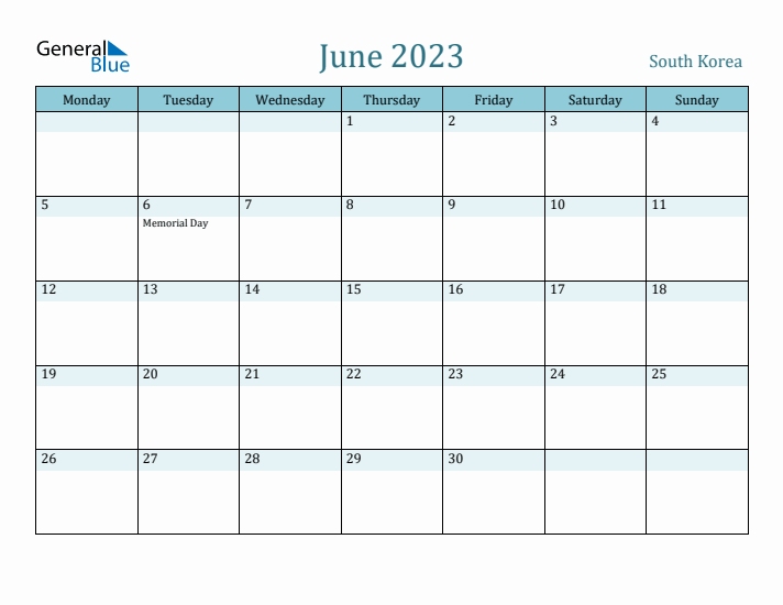June 2023 Calendar with Holidays