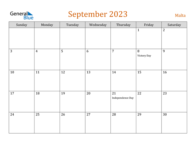 malta-september-2023-calendar-with-holidays