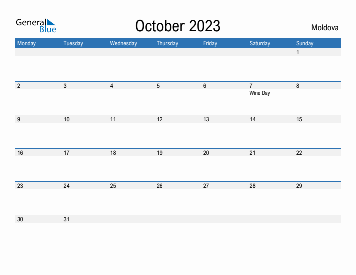 Fillable October 2023 Calendar