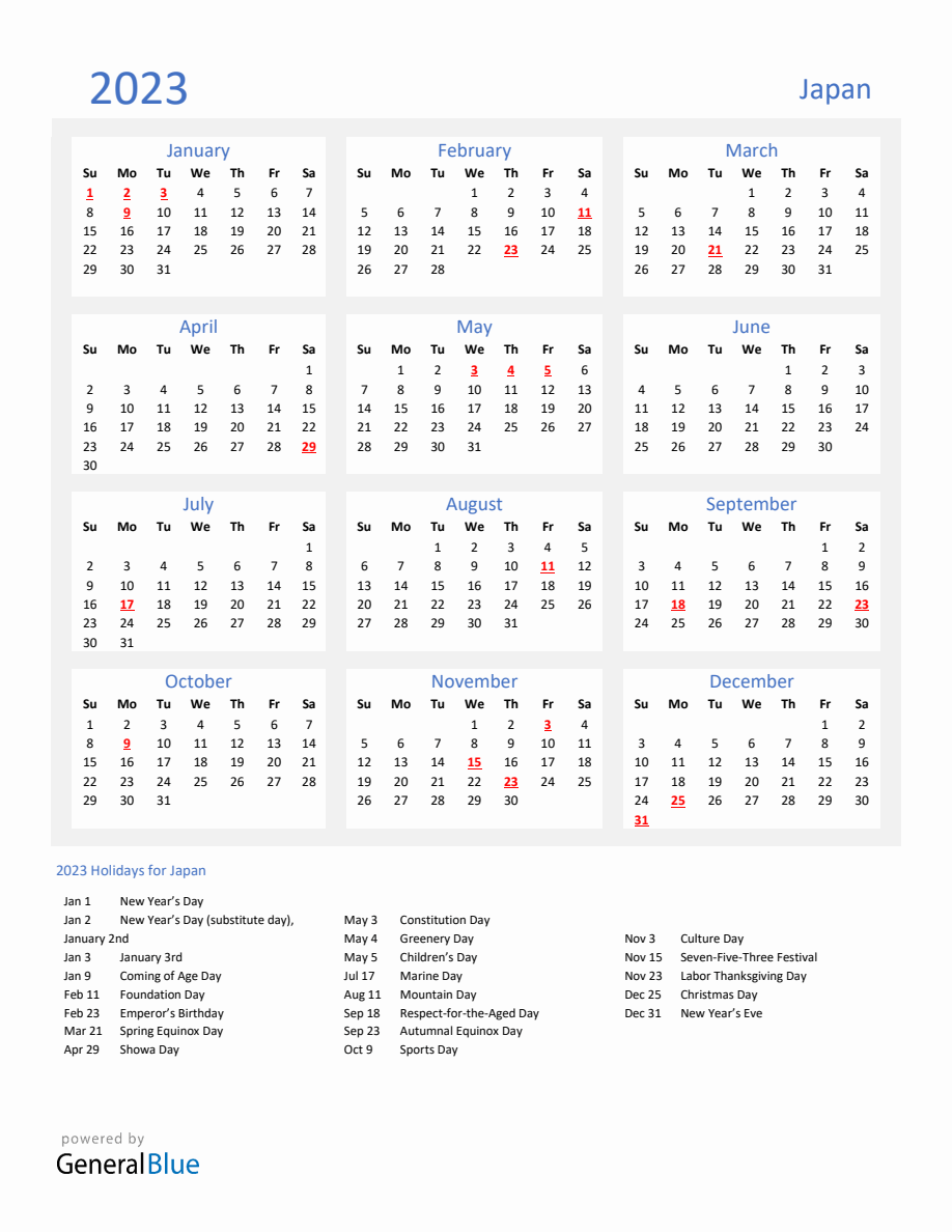 basic-yearly-calendar-with-holidays-in-japan-for-2023