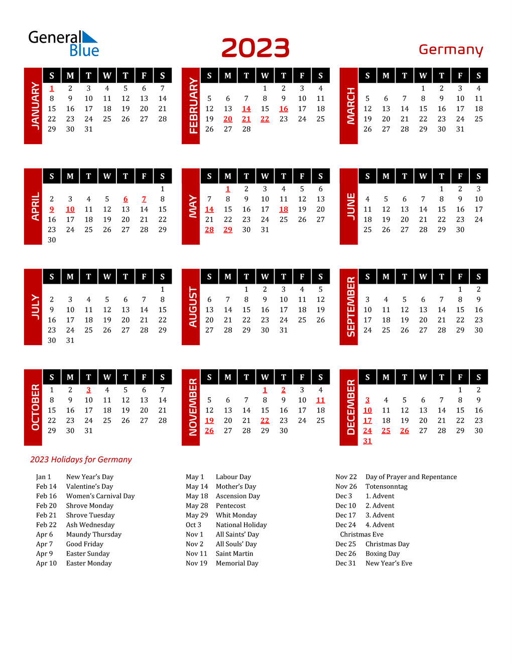 Printable 2023 Holiday Calendar Printable World Holiday