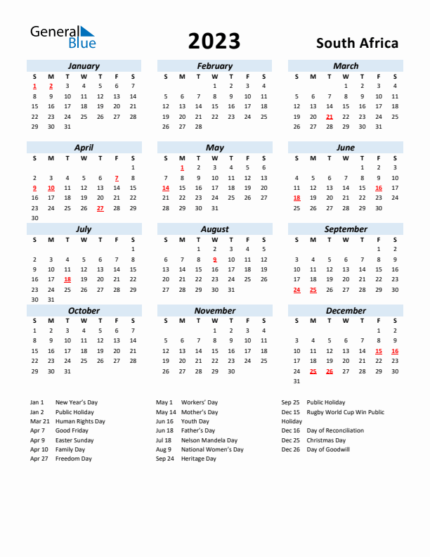 2023 Excel Calendar With Holidays Customize And Print