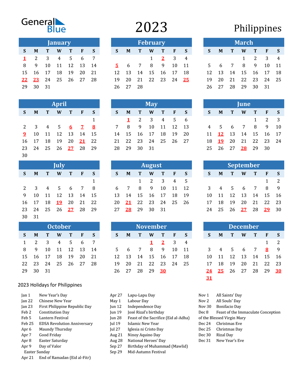 2023 philippines calendar with holidays - 2024 calendar with holidays ...