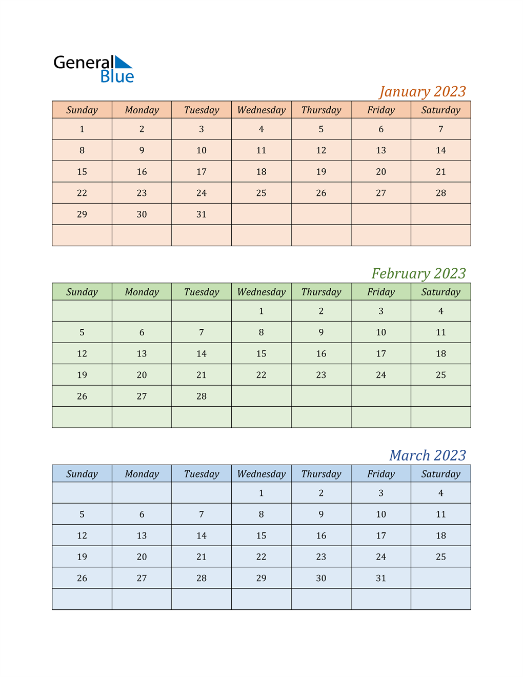 2023 Calendar Quarters Q1 2023 Quarterly Calendar Pdf Word Excel