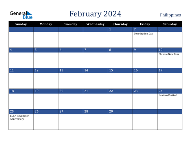 Holiday 2024 February Philippines Gilda Etheline