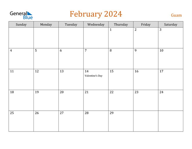 February 2024 Holiday Calendar