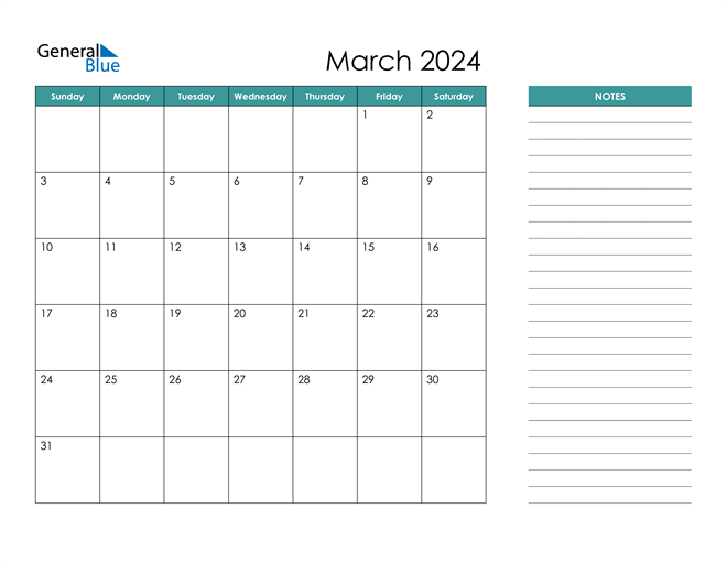 Calendar March Printable Free 2024 Easy to Use Calendar App 2024