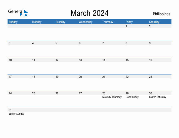 2024 Calendar March With Holidays Philippines Wylma Karlotta
