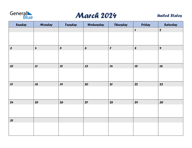 March 2024 Calendar With All Holidays Cati Mattie