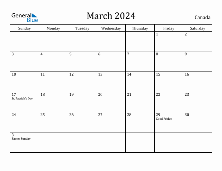 March Break 2024 Dates