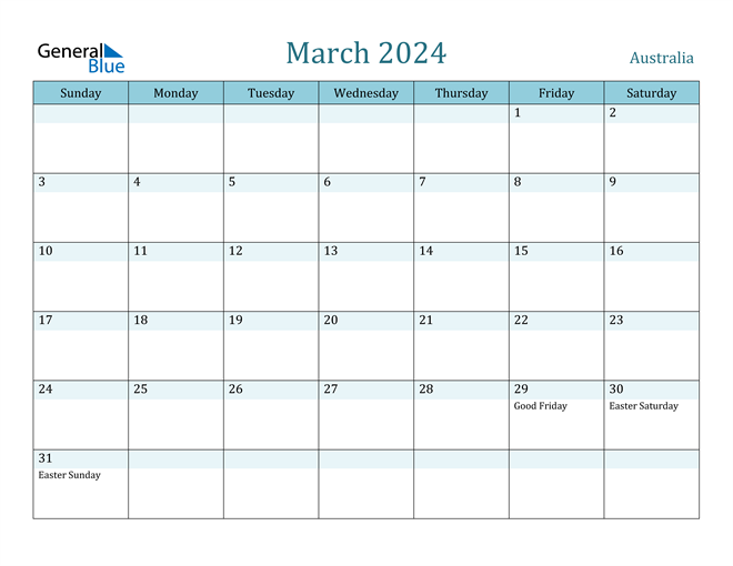 March 2024 Calendar with Holidays in PDF, Word, and Excel