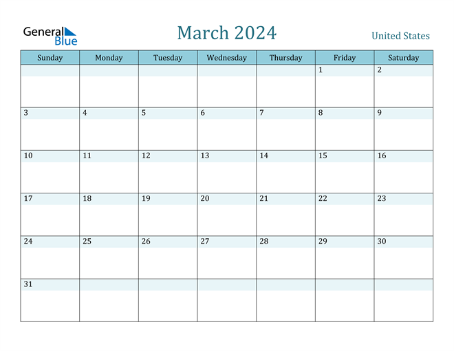 March 2024 Calendar Printable With Holidays Images Dell Moreen