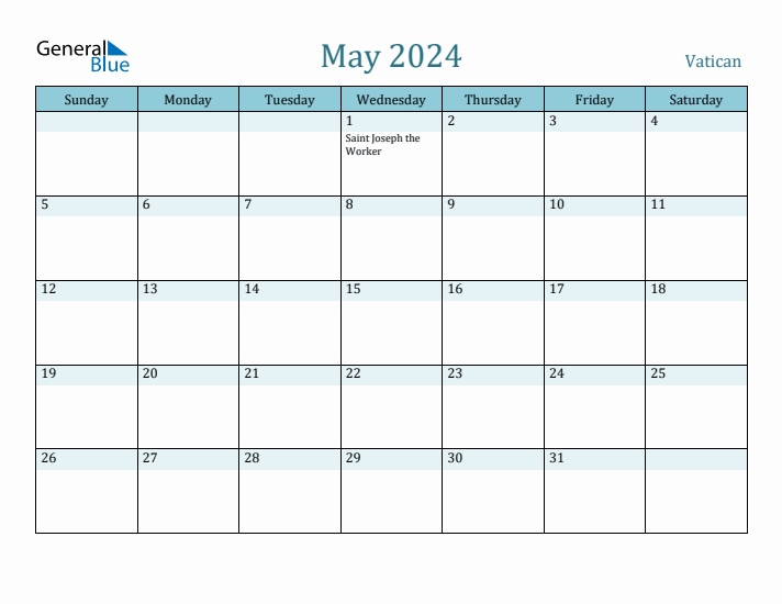 May 2024 Calendar with Holidays