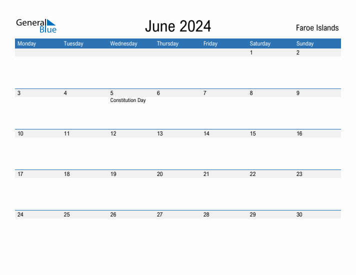 Fillable June 2024 Calendar