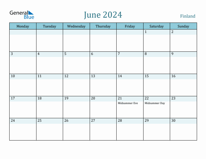 June 2024 Calendar with Holidays